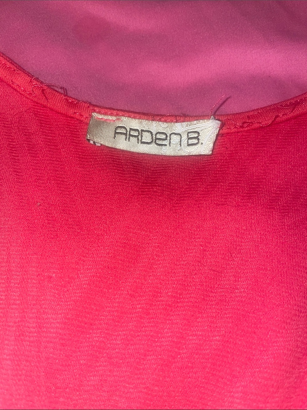 Coral Arden B  Peplum V-Neck Sleeveless Top - Picture 2 of 4